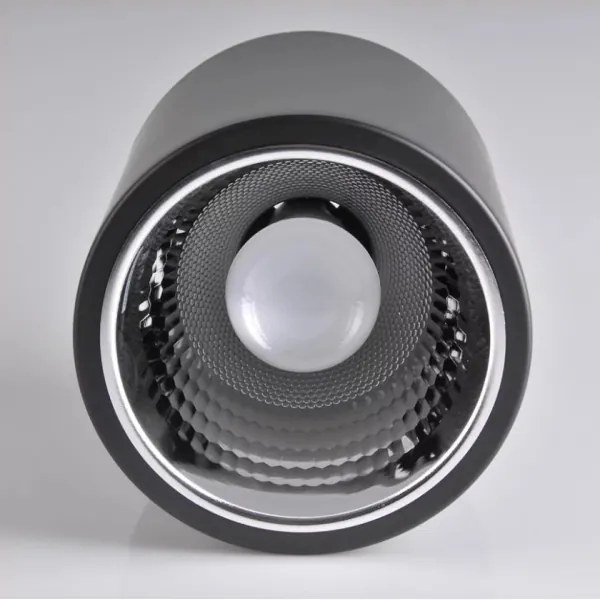 Bodové svietidlo JUPITER 1xE27/20W/230V pr. 16,5 cm čierna