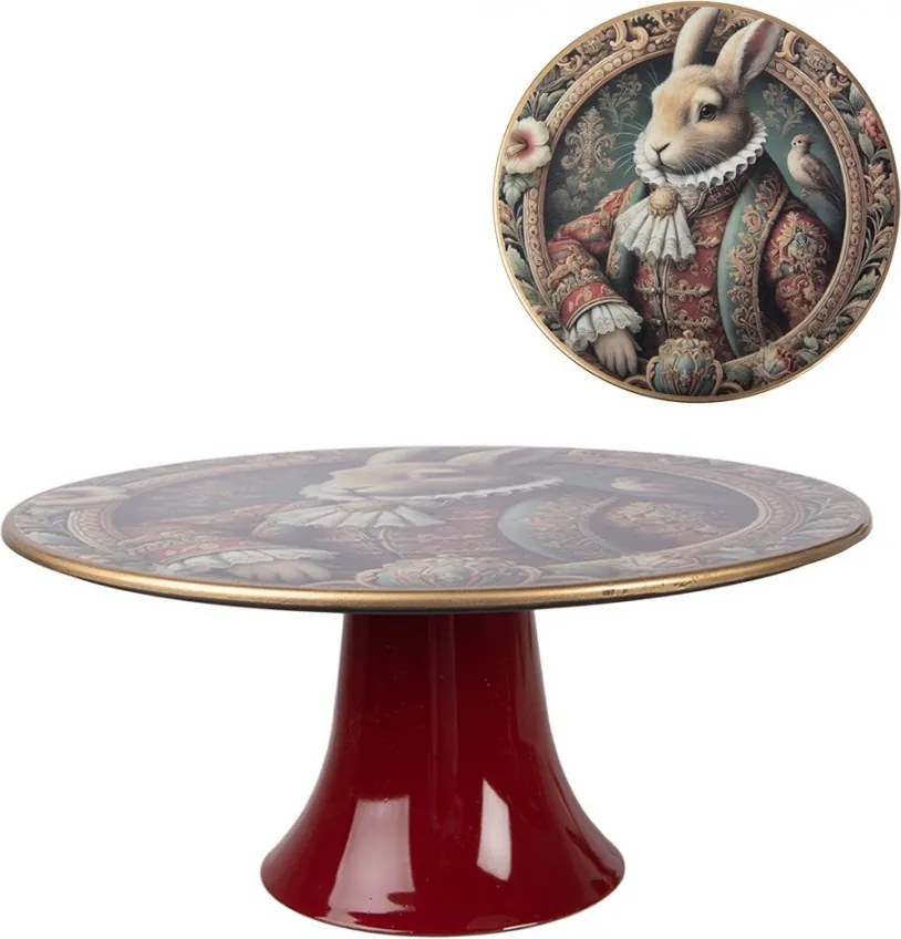 Cake Stand ? 22x10 Cm Beige Plastic - ? 22*10 cm