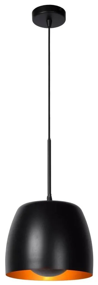 Lucide 30488/01/30 - Luster na lanku NOLAN 1xE27/60W/230V čierna