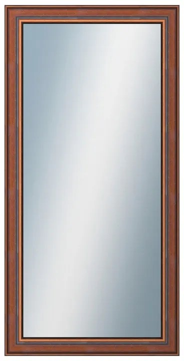 DANTIK - Zrkadlo v rámu, rozmer s rámom 60x120 cm z lišty ANGLIE hnedá (561)
