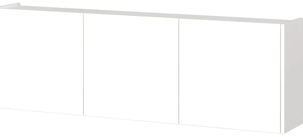 Biely TV stolík 138x45 cm Piana – Germania