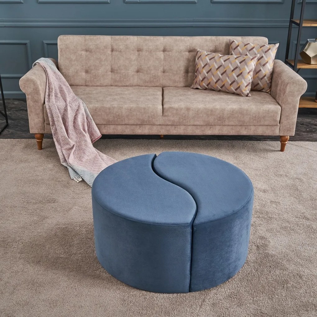 Stolička Alis Pouf Blue