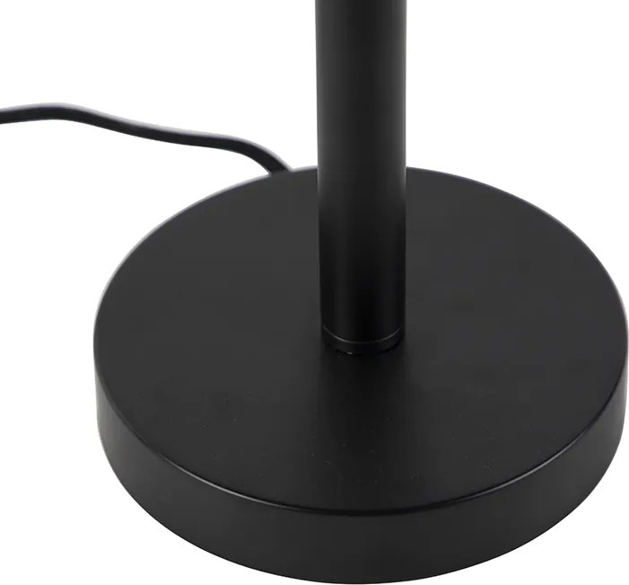 Moderná stolná lampa čierna bez tienidla - Simplo