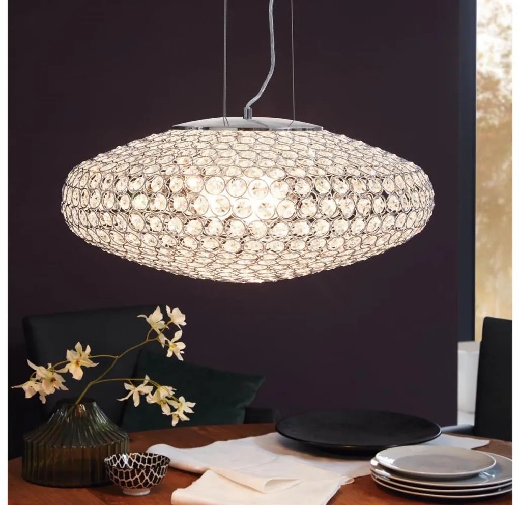 Eglo 95287 - Luster na lanku CLEMENTE 3xE27/60W/230V