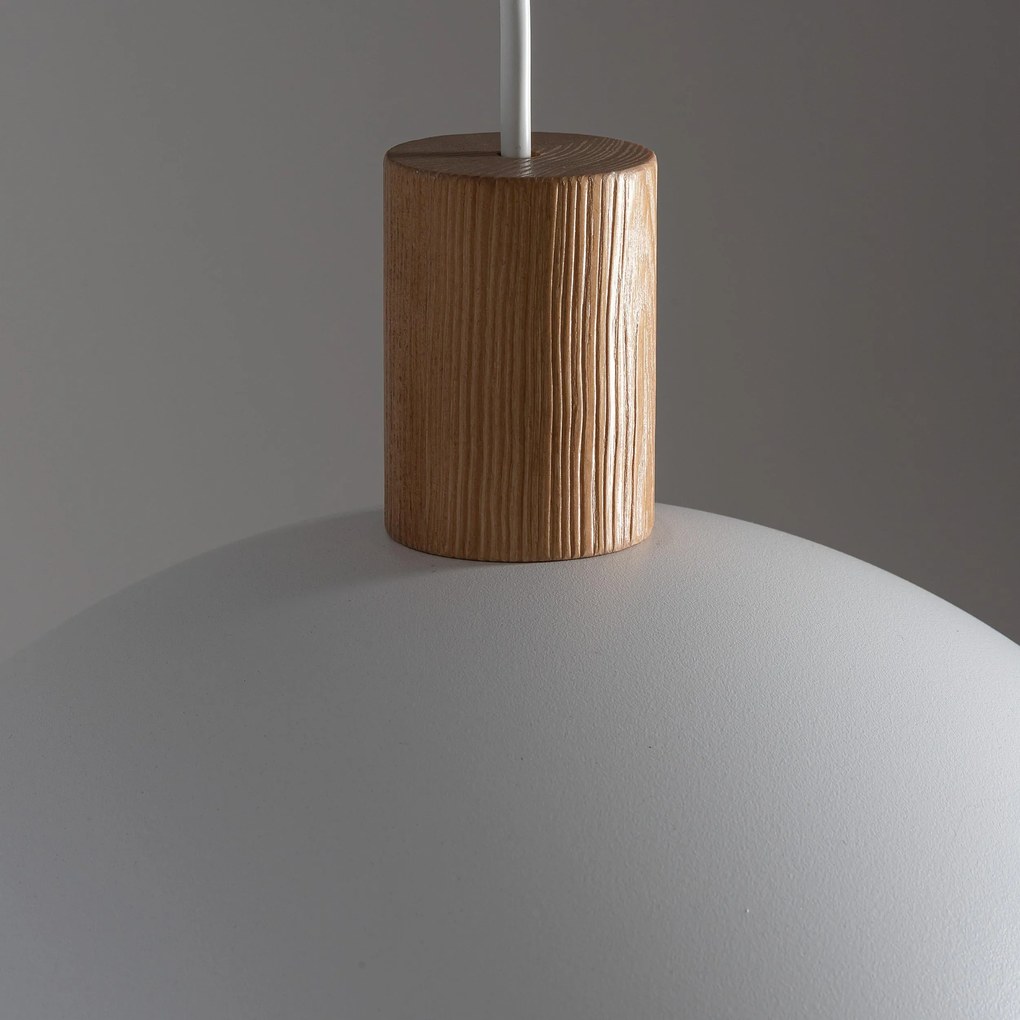 Luster do kuchyne TK 4851 OSLO drevo biely