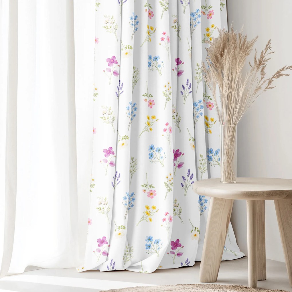 Goldea dekoračný záves - kvetinová záhrada 160x150 cm