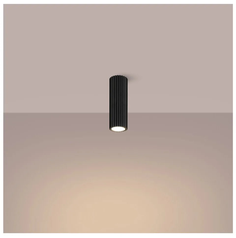 Čierne bodové svietidlo Gleam – Sollux