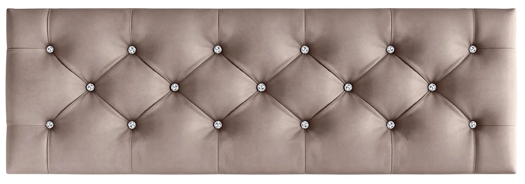 Lavica CHESTERFIELD 40x40 cm Svetlohnedá