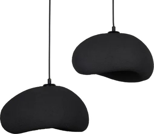Brilagi - Závesné svietidlo na lanku WABI SABI 2xE27/40W/230V pr. 60 cm čierne