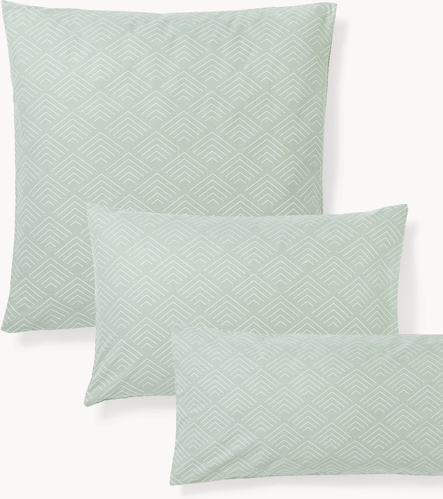 Bavlnená obliečka na vankúš s grafickým vzorom Milano