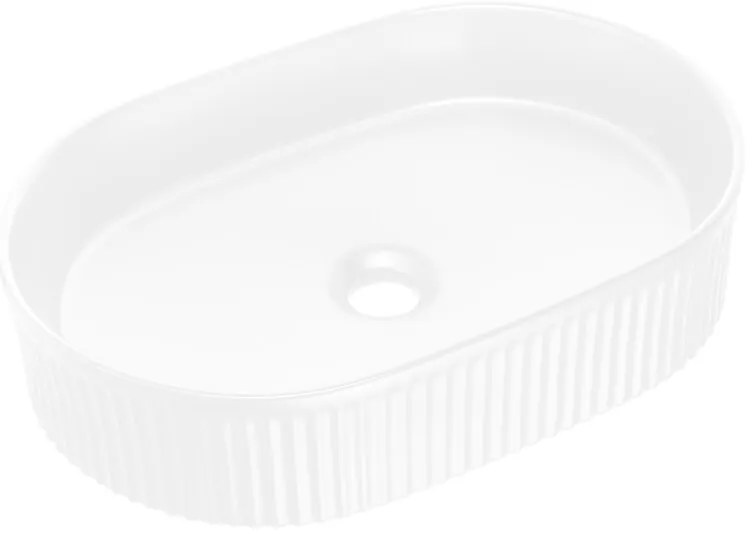 Súprava keramického umývadla na dosku a výpuste Beyond 5 biela