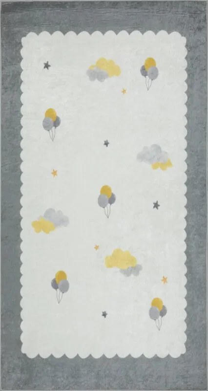 DETSKÝ KOBERČEK 80 X 150 CM SIVÝ