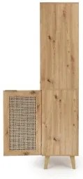 Regál Borneo K 80 cm dub artisan