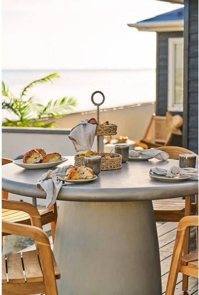 Sivobéžové kameninové šálky v súprave 4 ks 360 ml Viola – House Nordic