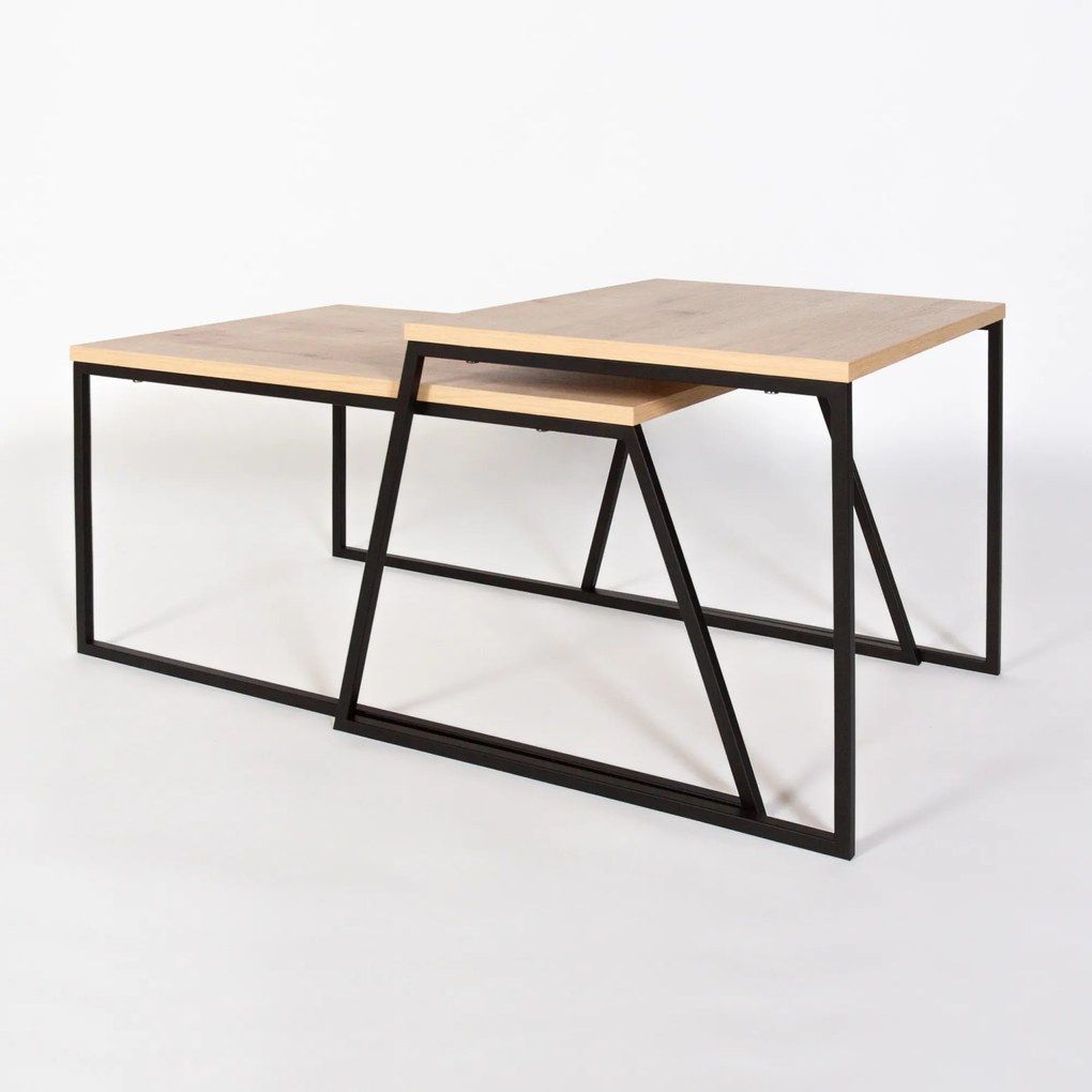 Konferenčný stolík Houseland Pal dub prírodný