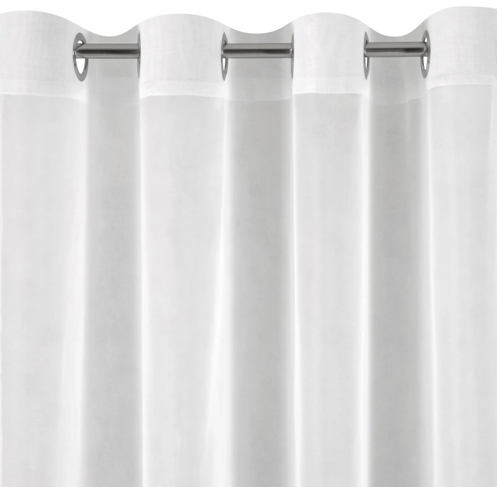 ZÁCLONA LUCY 350X250 CM BIELA