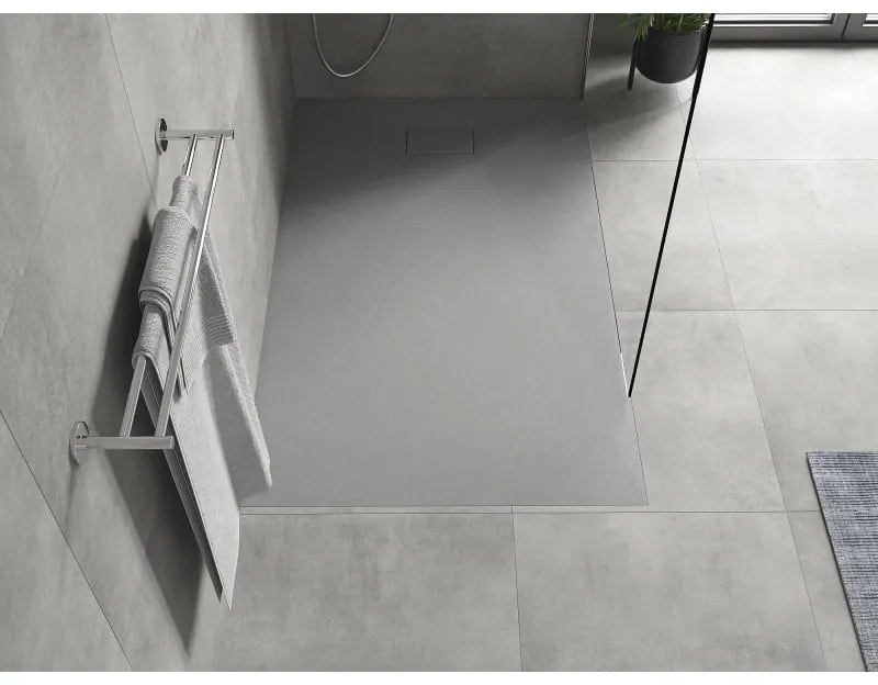 Mexen Hugo, SMC obdĺžniková sprchová vanička 150 x 80 cm, šedá, 42618015