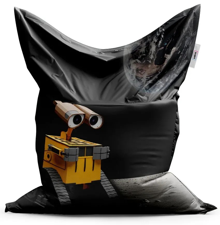 Sablio Sedací vak Wall-E robot Mesiac - 200x140 cm