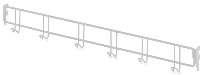 Vešiak na kabáty pre TRÅD, 900 mm, biela