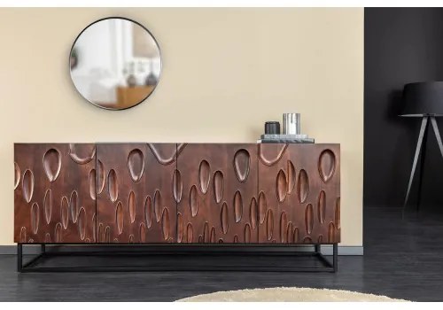 Komoda 45596 Dune 175cm Drevo Orech Tmavo hnedá - Komfort-nábytok