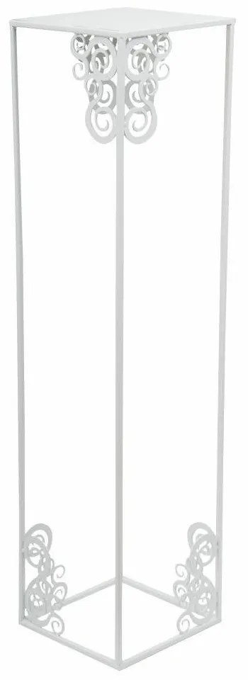 Stojan na kvety Emma 80 cm biely