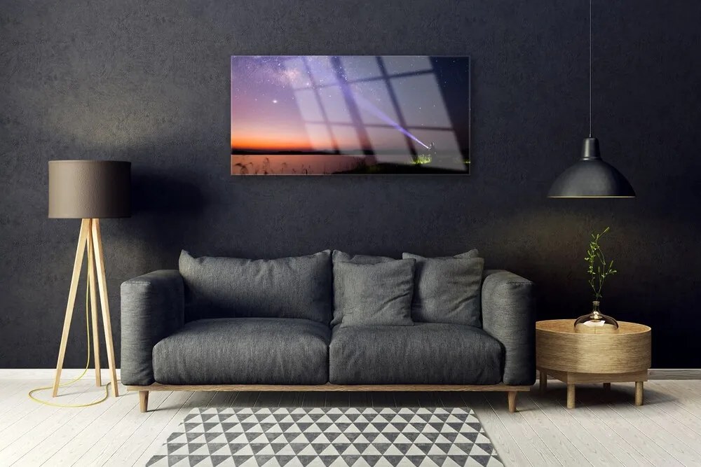 Obraz plexi Hviezdy noc mliečna dráha 100x50 cm