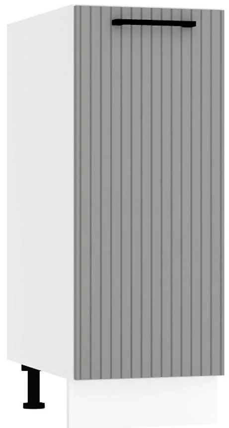 Skrinka do kuchyne  Kate d30 pl šedá mat