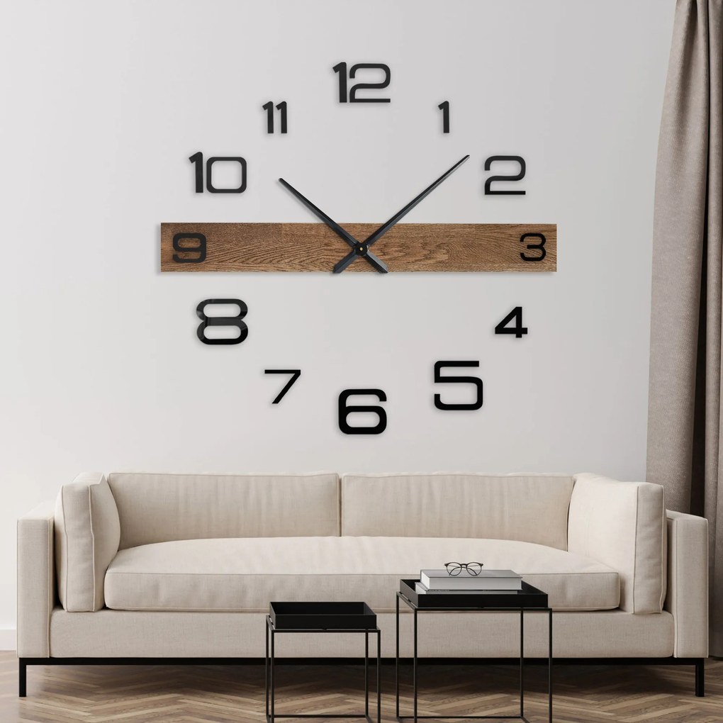 SENTOP | Drevené nástenné hodiny s minimalistickým dizajnom pre interiér | SENTOP MAS023-3073 analógové