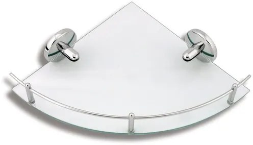 Novaservis Metalia 1 rohová polička chróm 6158.0