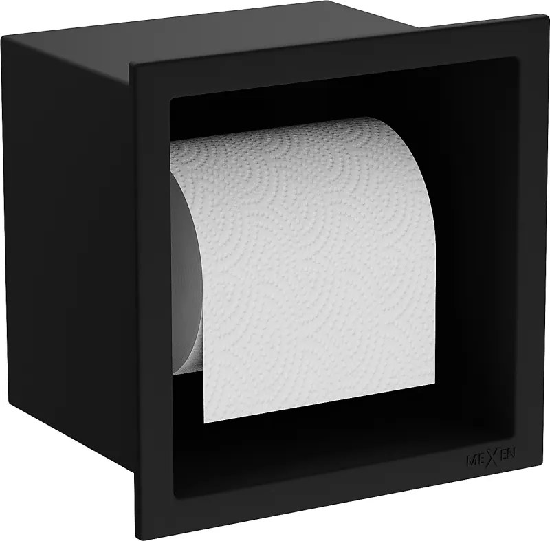 Mexen X-Wall-P držiak na toaletný papier, Čierna - 1973