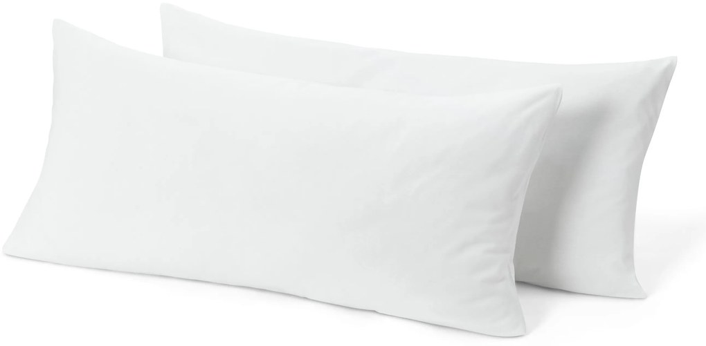 Džersejové obliečky na vankúš, 2 ks, sivobiele