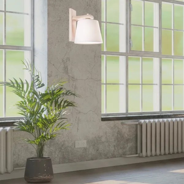 Nástenné svietidlo 1xE27/60W/230V dub