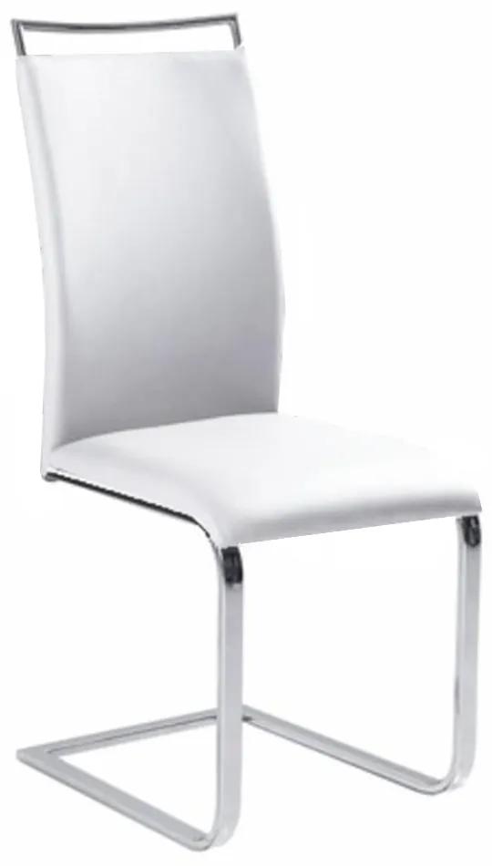 Kondela Jedálenská stolička, biela, BARNA NEW