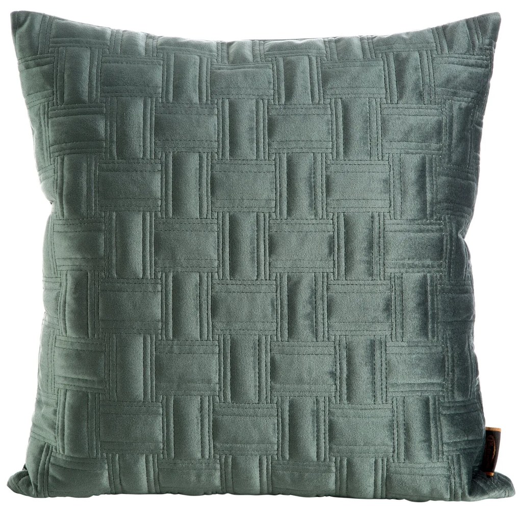 DEKORAČNÁ OBLIEČKA NA VANKÚŠ RIA3 45X45 CM TMAVOMÄTOVÁ