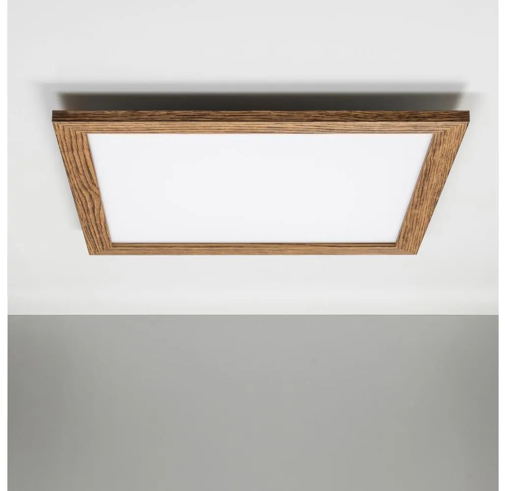 Eglo - LED RGBW Stmievateľný panel SALOBRENA-C LED/30,5W/230V hnedá + DO