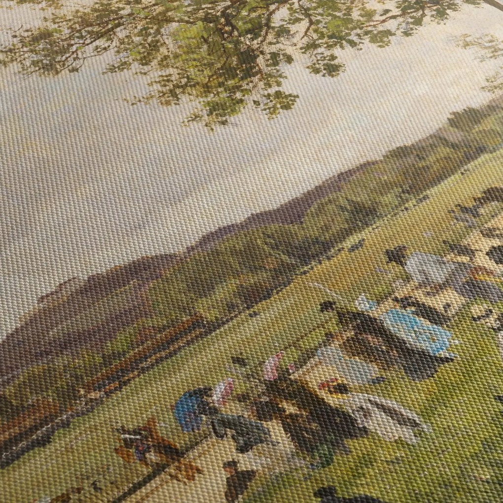 Obraz - French 19th Century, Race Course at Longchamps, reprodukcia (90x60 cm)