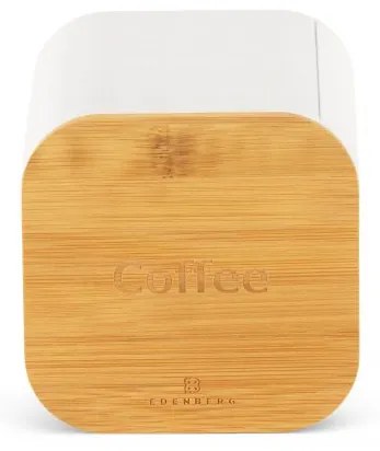 WELLHOX sada chlebníka s 3 dózami v bielej farbe