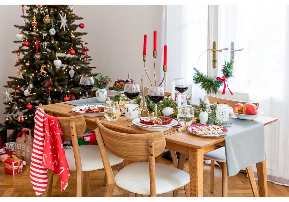 Bavlnené utierky s vianočným motívom v súprave 4 ks 50x70 cm Candy Cane – Catherine Lansfield