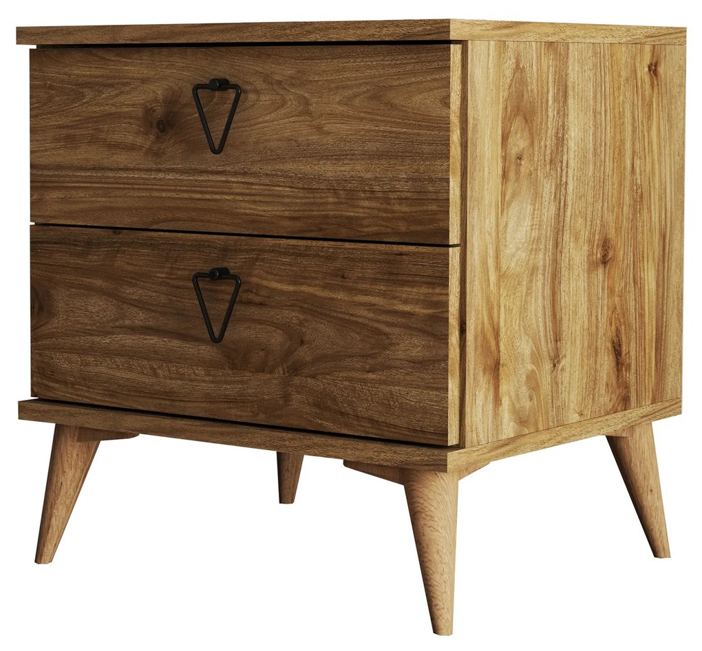 Nočný stolík Versala (orech). Akcia -32%. Vlastná spoľahlivá doprava až k Vám domov. 1063053