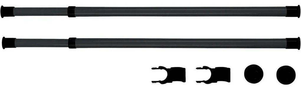 Wenko Sada 2 teleskopických horizontálnych tyčíHerkules, čierna