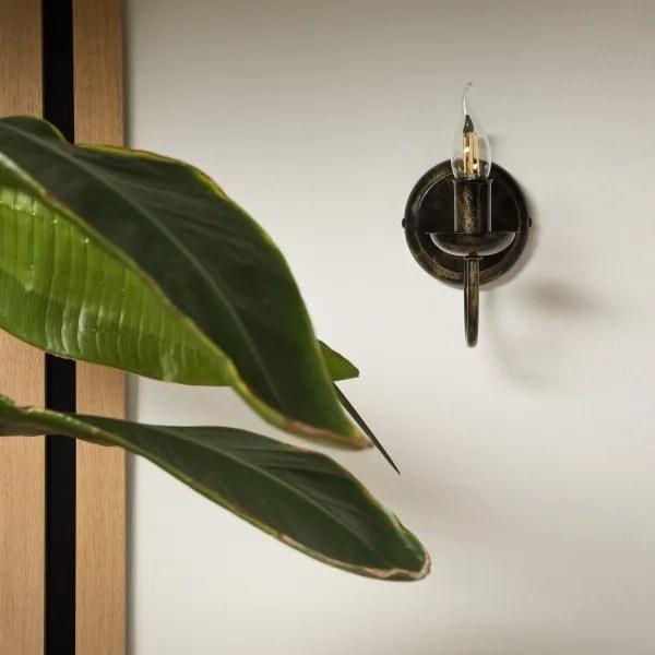 Nástenná lampa DONATO 1xE14x40W/230V patina