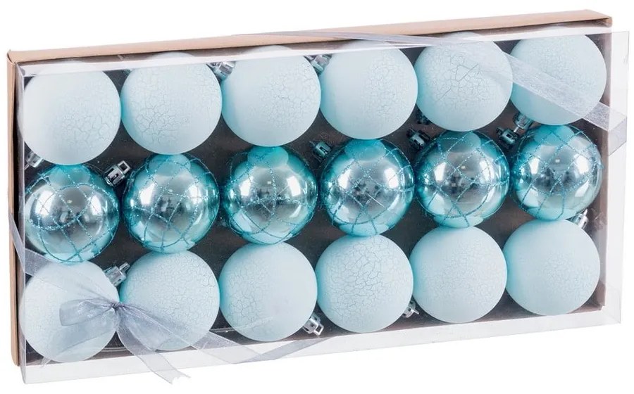 Vianočné gule v súprave 18 ks ø 6 cm – Casa Selección