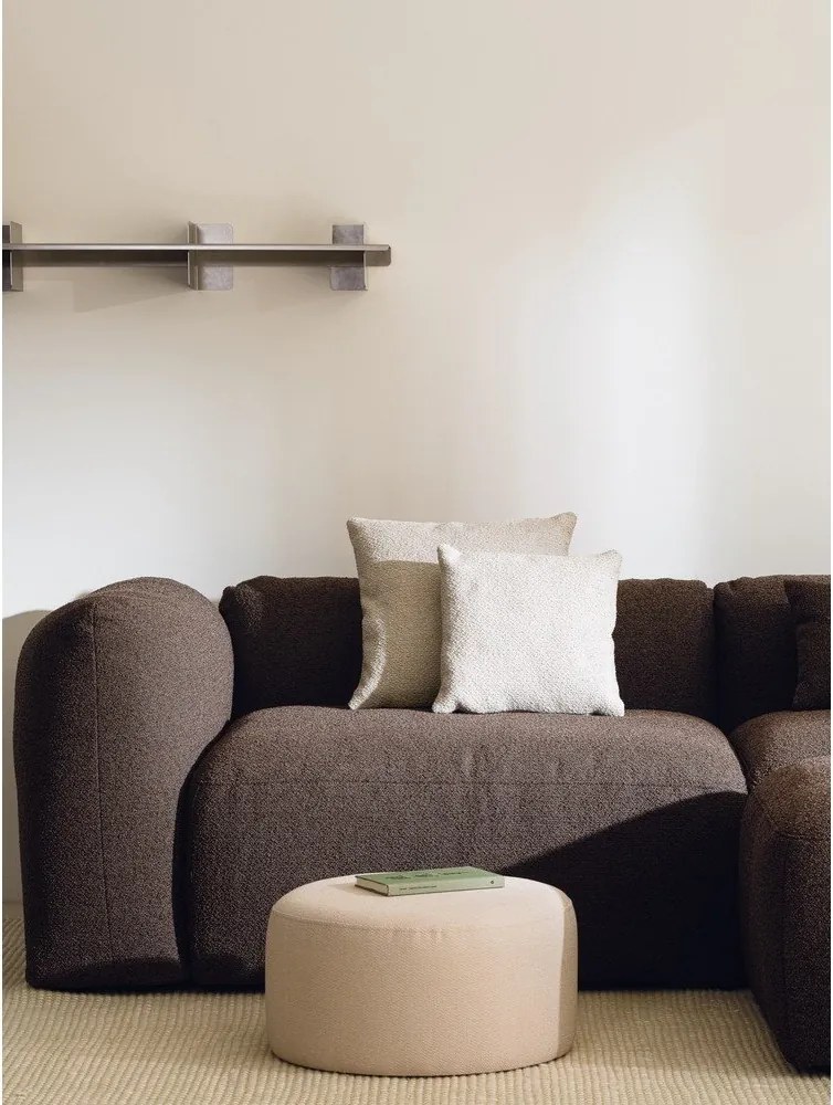 Béžový taburet Folk – noo.ma