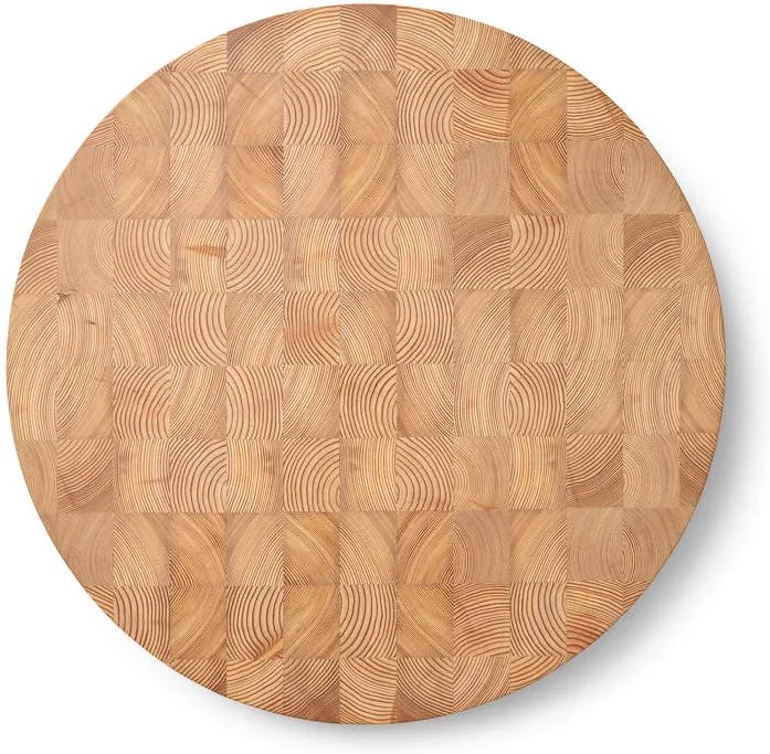 Ferm Living Doštička Chess Cutting Board Round Large