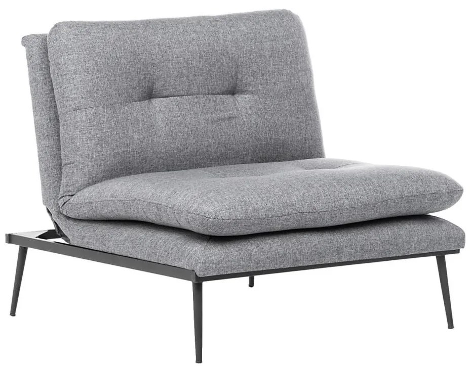 Rozkladacie kreslo SPEAKY sivé