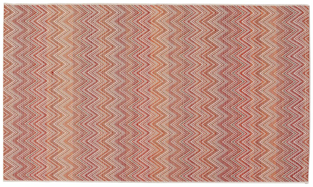 Cik-cak exteriérový koberec červený 160x230 cm