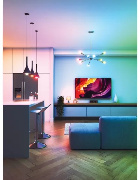 Nanoleaf N7501B02-4A60E-SADA 4x LED RGBW Stm. žiarovka A19 E27/9W/230V 2700-6500K