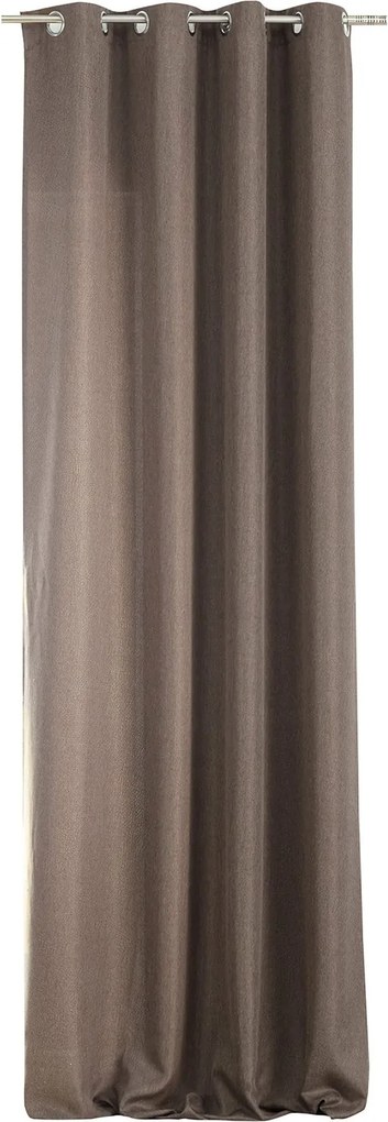 Záves BASIC s kolieskami 140x280 cm hnedý 1 ks.