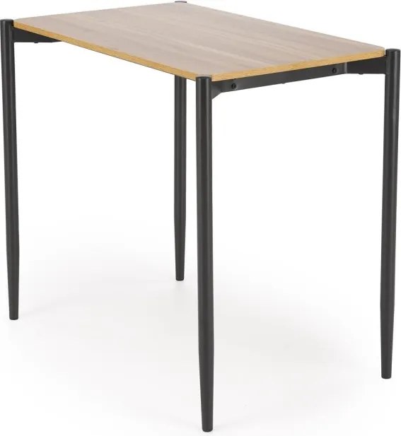 Jedálenský set pre 2 osoby NANDO dub prírodný/čierny