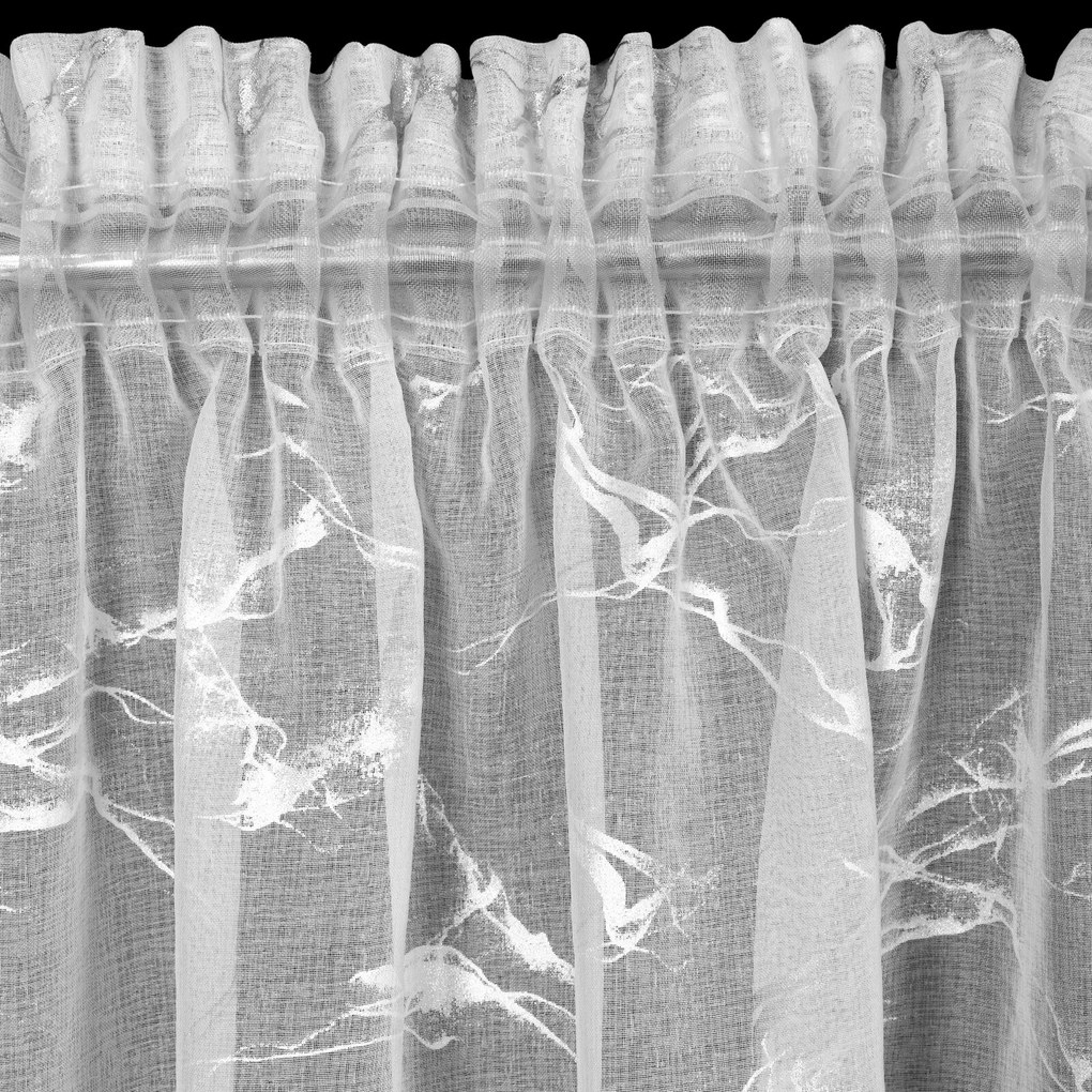 ZÁCLONA NA PÁSKE ALINA 140X270 CM BIELA